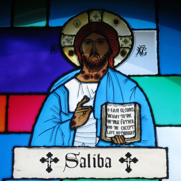 Holy Resurrection Melkite Catholic Church (Columbus, Ohio) - stained glass, Saliba
