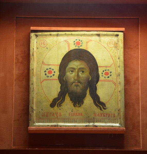 Icone serbe de la Sainte-Face conservée dans la cathedrale de Laon DSC 0152