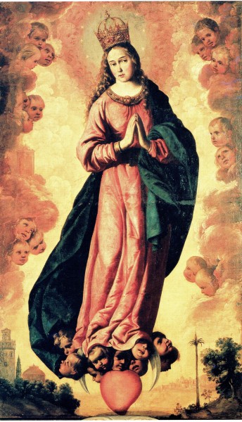 Inmaculada Concepción, de Francisco de Zurbarán (Retablo de la capilla de San Pedro de la catedral de Sevilla)