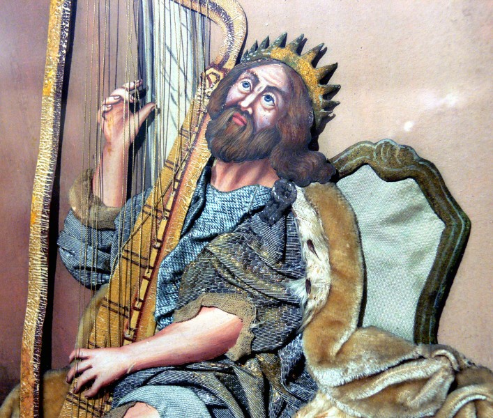 König David spielt Harfe c1770 MfK Wgt img02
