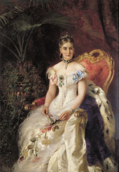 Konstantin Makovsky - Portrait of Countess Maria Mikhailovna Volkonskaya