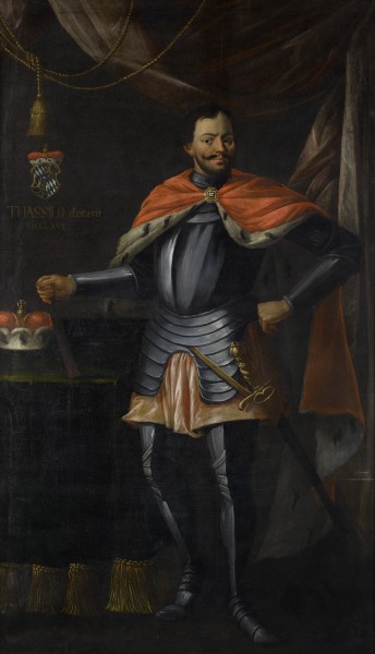 Kurfürst Friedrich V von der Pfalz in Rüstung