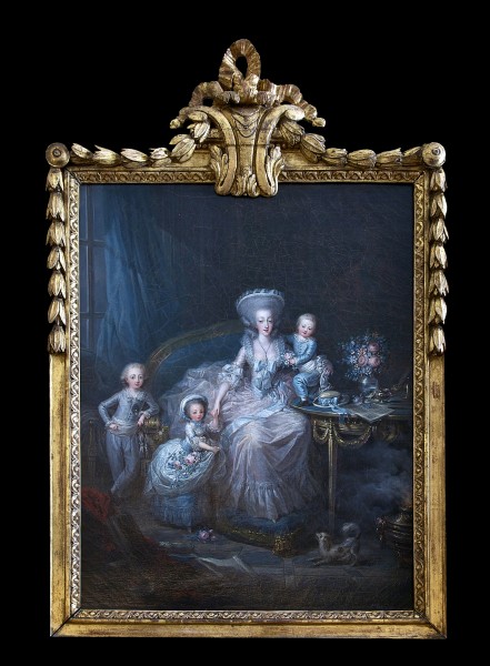 La Comtesse d'Artois et ses enfants Charles Leclercq Versailles MV 8572