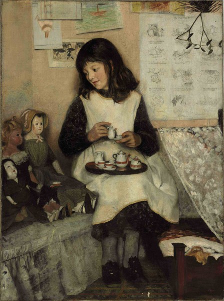 Laura Theresa Alma-Tadema - The tea party