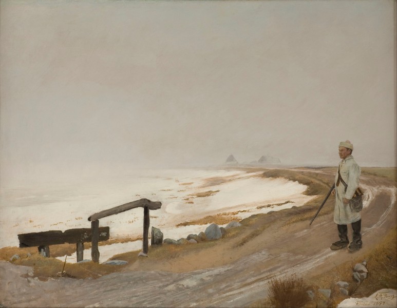 Laurits Andersen Ring - Foggy winter's day. Karrebæksminde - Google Art Project