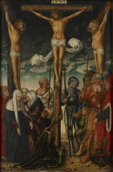 Lucas Cranach d.Ä. (Nachfolger) - Die Kreuzigung
