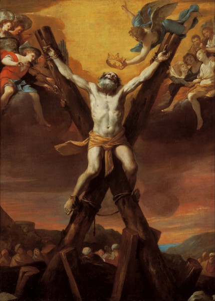 Mattia Preti - The crucifixion of St Andrew - Google Art Project