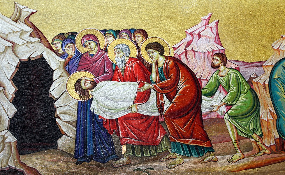 Mosaic - Entombment of Jesus