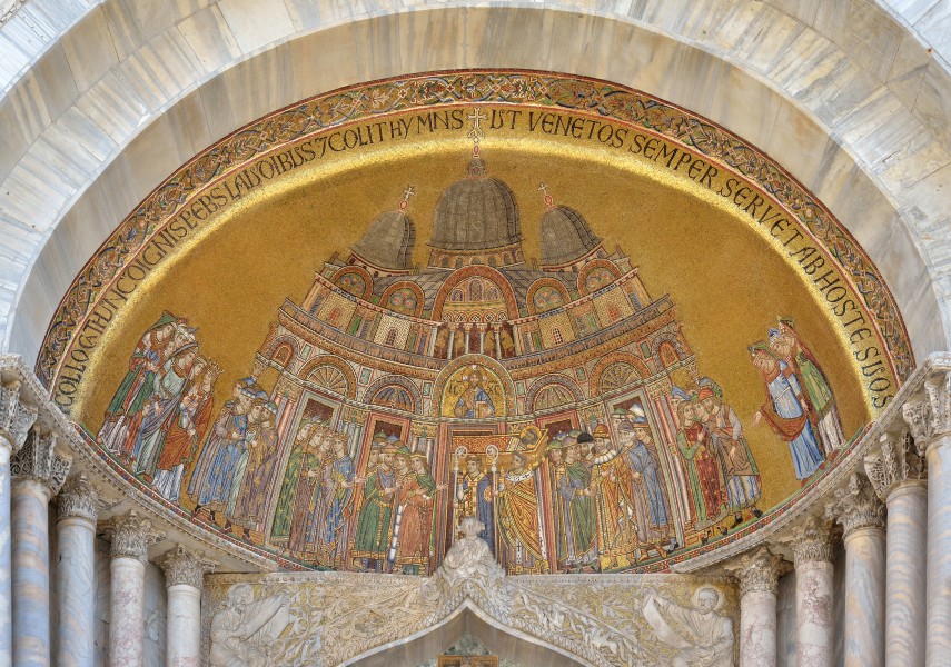 Mosaico traslazione San Marco Venezia