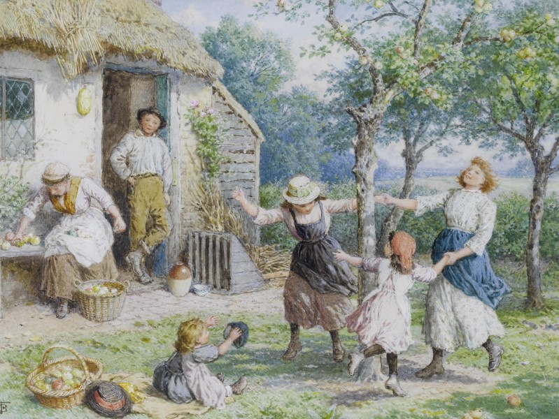 Myles Birket Foster Ring a Ring a Roses