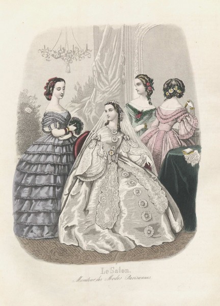 Nyaste journal för damer 1860, illustration nr 4