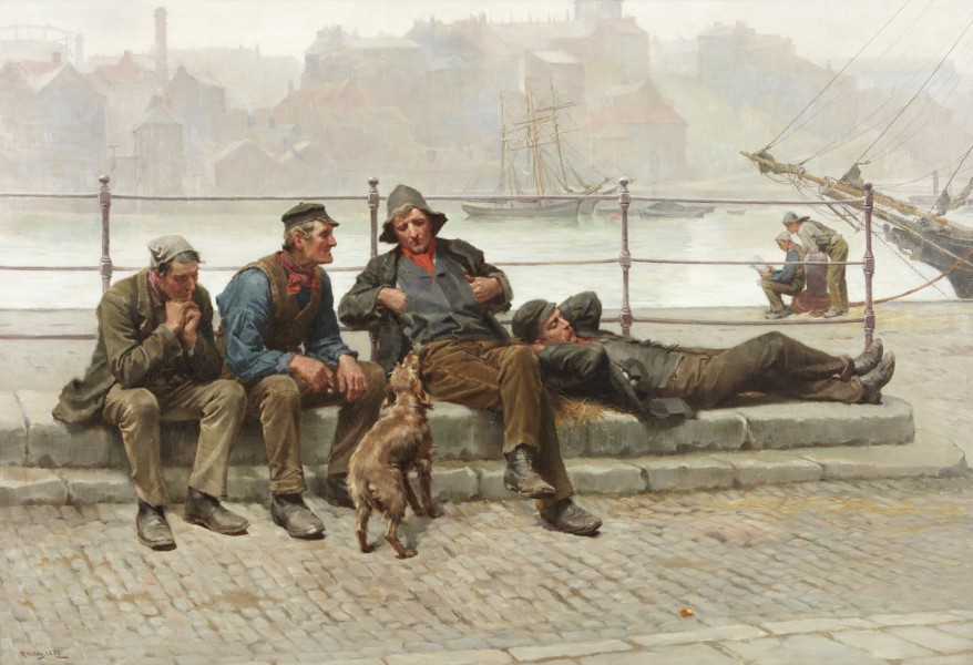 Out of Work or Nothing Doing - Ralph Hedley - Google Cultural Institute
