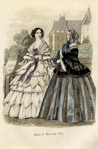 Penelope- Nyaste journal för damer 1856, illustration nr 15