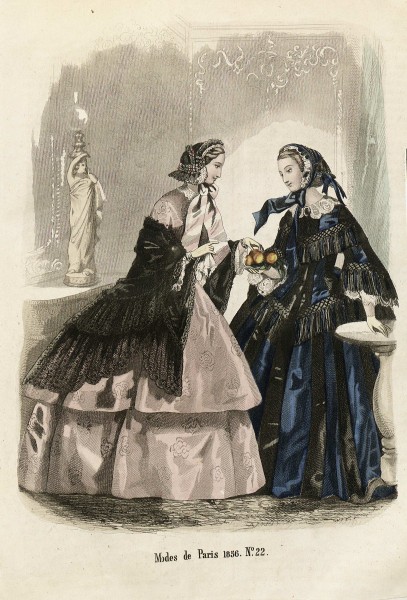 Penelope- Nyaste journal för damer 1856, illustration nr 21