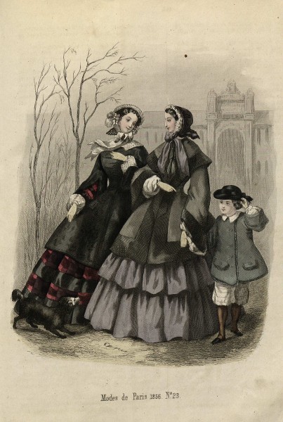 Penelope- Nyaste journal för damer 1856, illustration nr 22