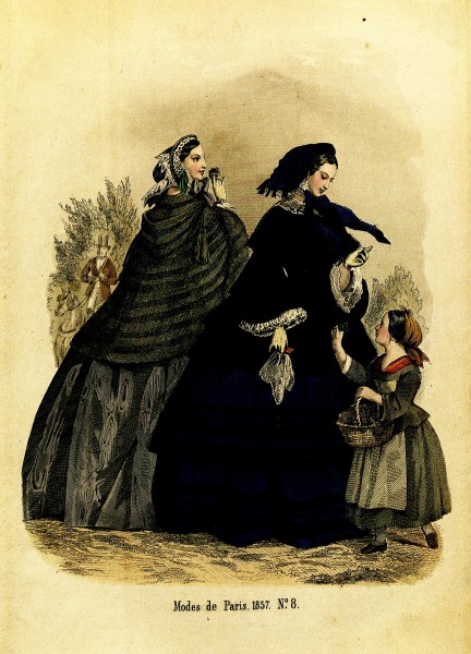 Penelope- Nyaste journal för damer 1857, illustration nr 8