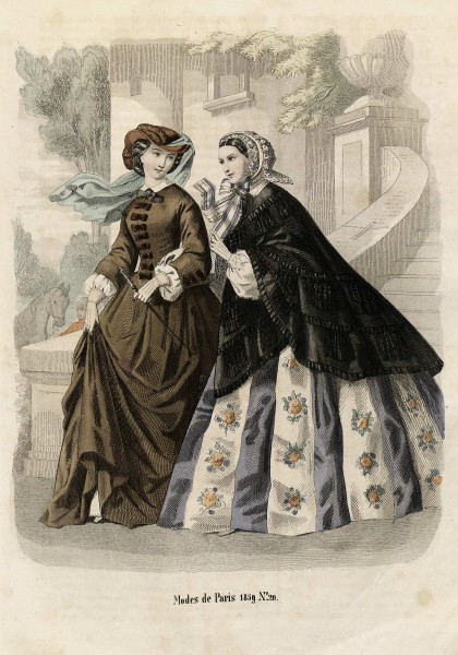 Penelope- Nyaste journal för damer 1859, illustration nr 20