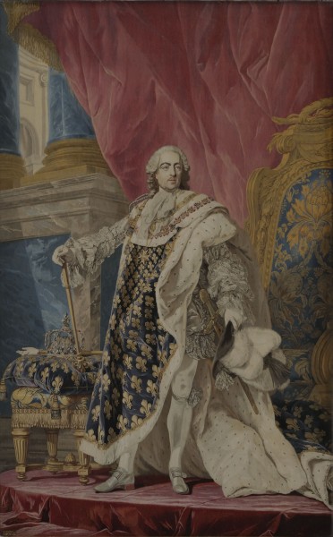 Pierre François Cozette - Portrait de Louis XV en costume royal - Google Art Project