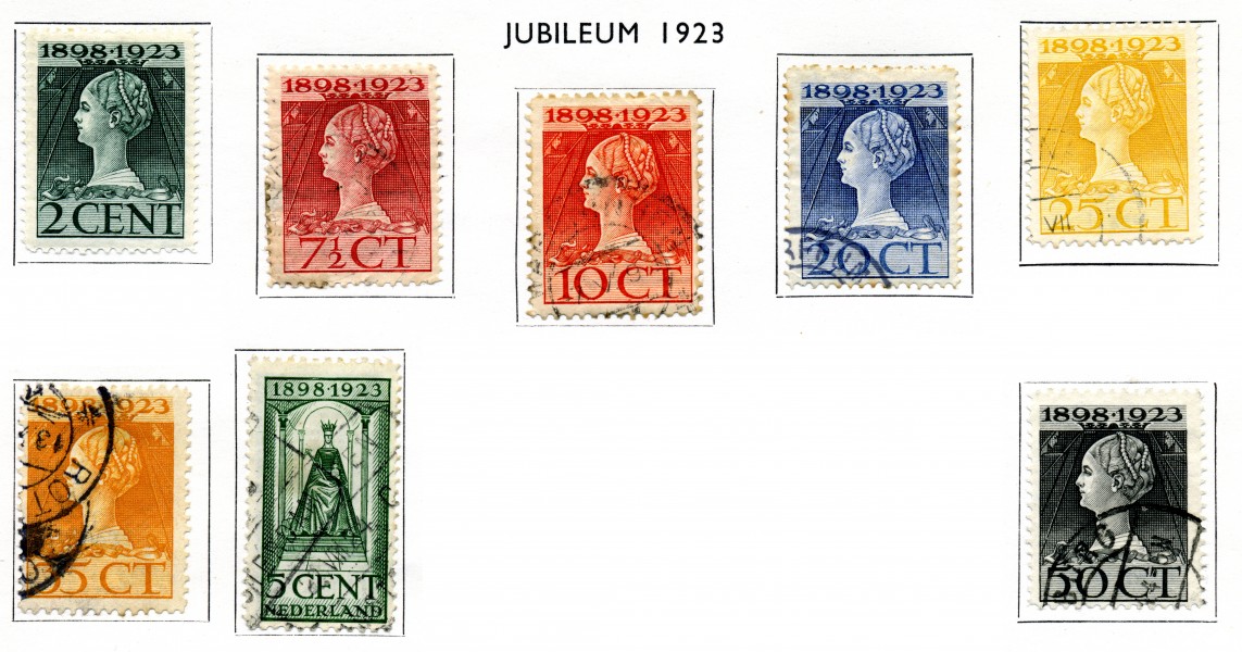 Postzegel 1923 jubileum