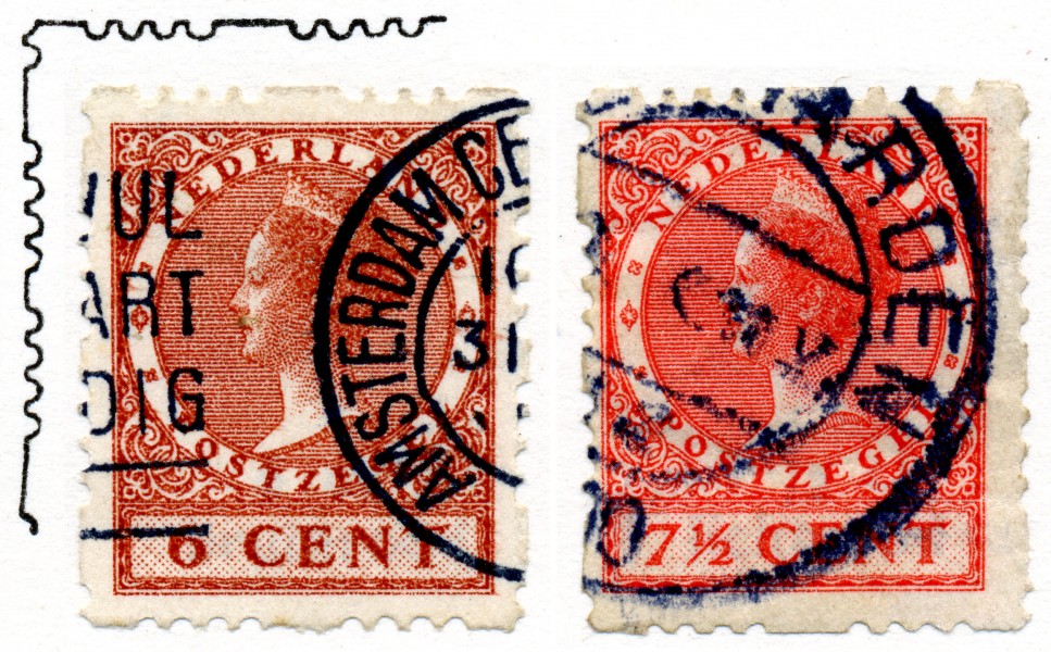 Postzegel NL 1928 R nr41-43