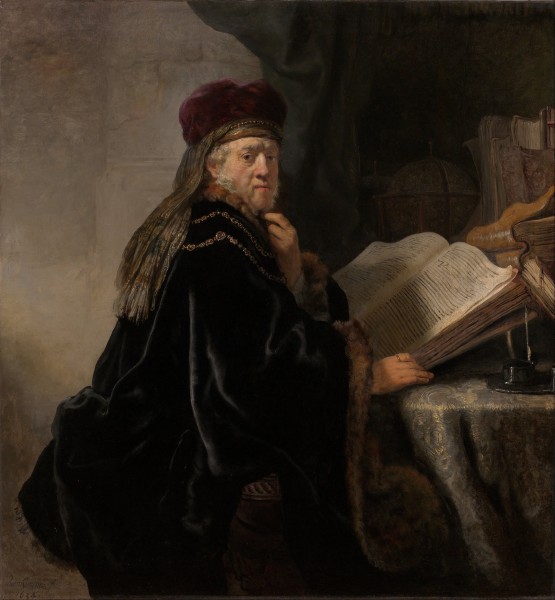Rembrandt Harmensz van Rijn - Scholar at his Study - Google Art Project