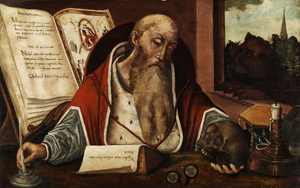 Saint Hieronymus (follower of Joos van Cleve)