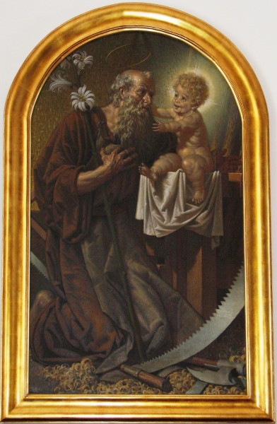 Saint Joseph and Jesus Hajdudorog