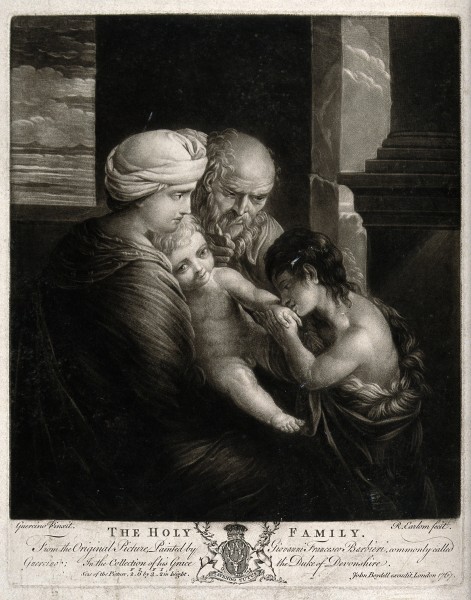 Saint Mary (the Blessed Virgin) and Saint Joseph with the Ch Wellcome V0033909