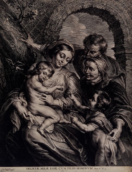 Saint Mary (the Blessed Virgin) and Saint Joseph with the Ch Wellcome V0033980