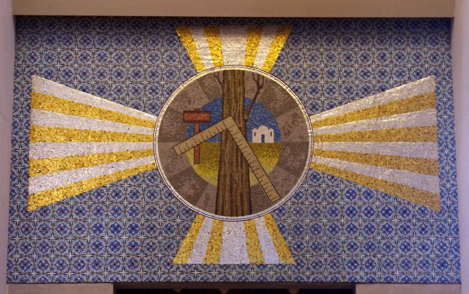 Saint Mary Magdalene Church (Columbus, Ohio) - St. Joseph icons mosaic