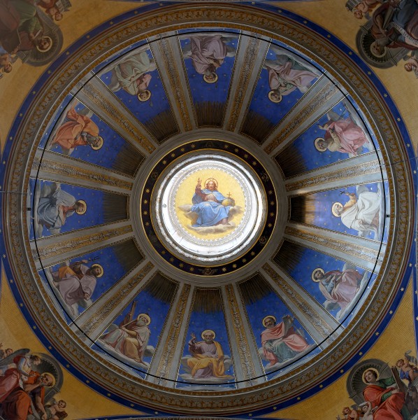 Sant'Agostino (Rome) - Dome HDR