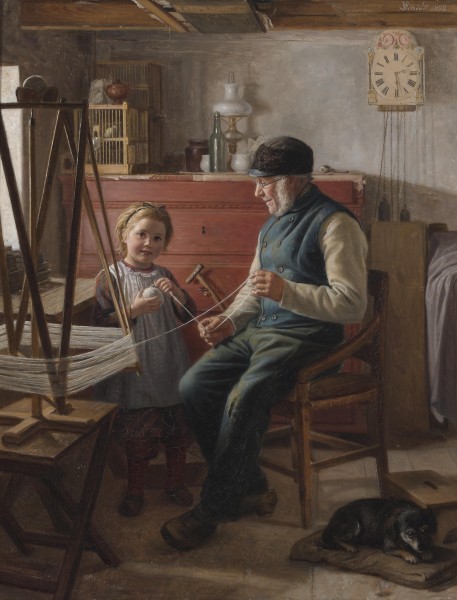 Schütt Helping grandpa 1892