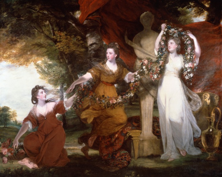 Sir Joshua Reynolds - Three Ladies Adorning a Term of Hymen - Google Art Project