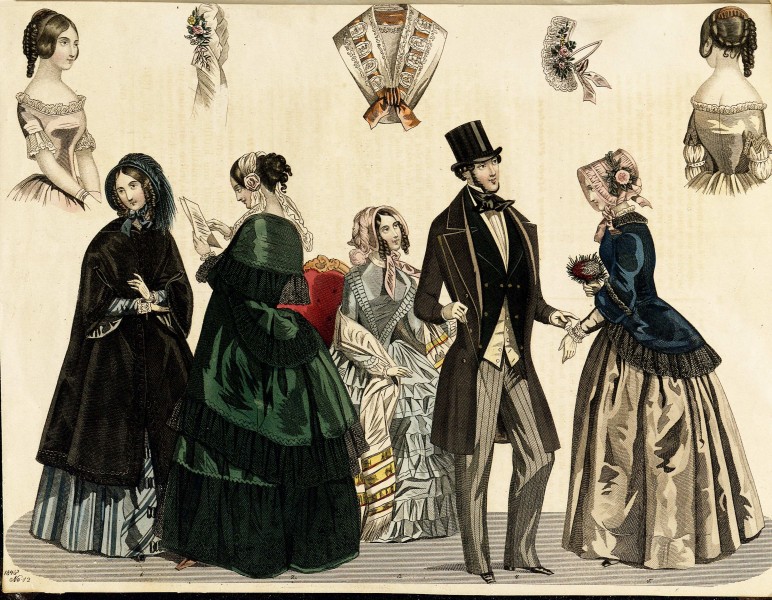 Stockholms mode-journal- Tidskrift för den eleganta werlden 1846, illustration nr 13