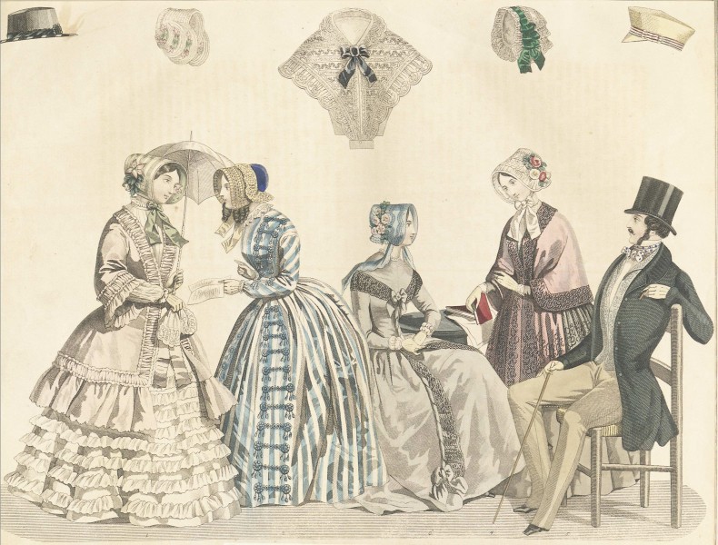 Stockholms mode-journal- Tidskrift för den eleganta werlden 1847, illustration nr 10