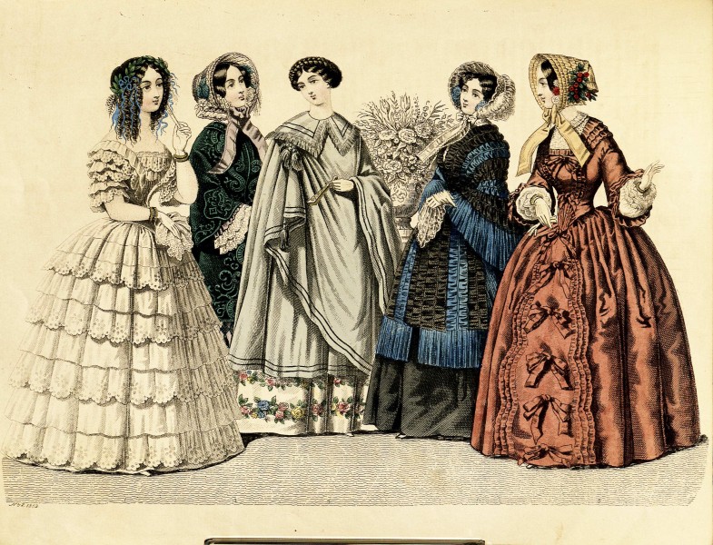 Stockholms mode-journal- Tidskrift för den eleganta werlden 1852, illustration nr 2