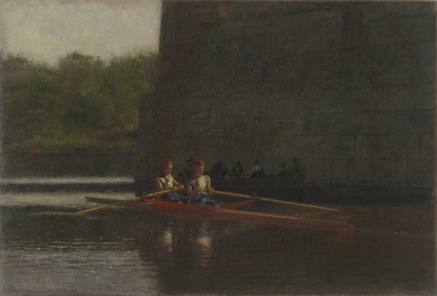 The Oarsmen by Thomas Eakins 1874