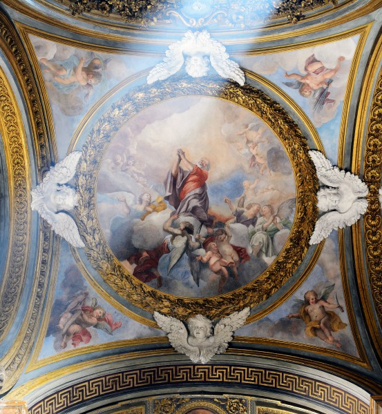 Third right chapel ceiling in Santa Maria dell'Orto (Rome)