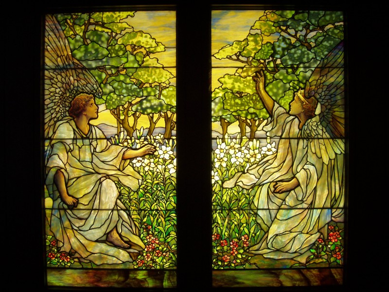 Two Angels - Tiffany Studios, c. 1910