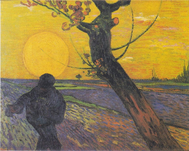 Van Gogh - Sämann bei untergehender Sonne1