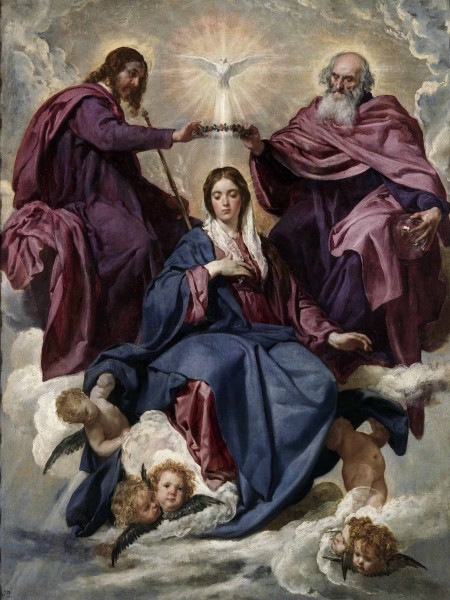 Velázquez - Coronación de la Virgen (Museo del Prado, h. 1645)