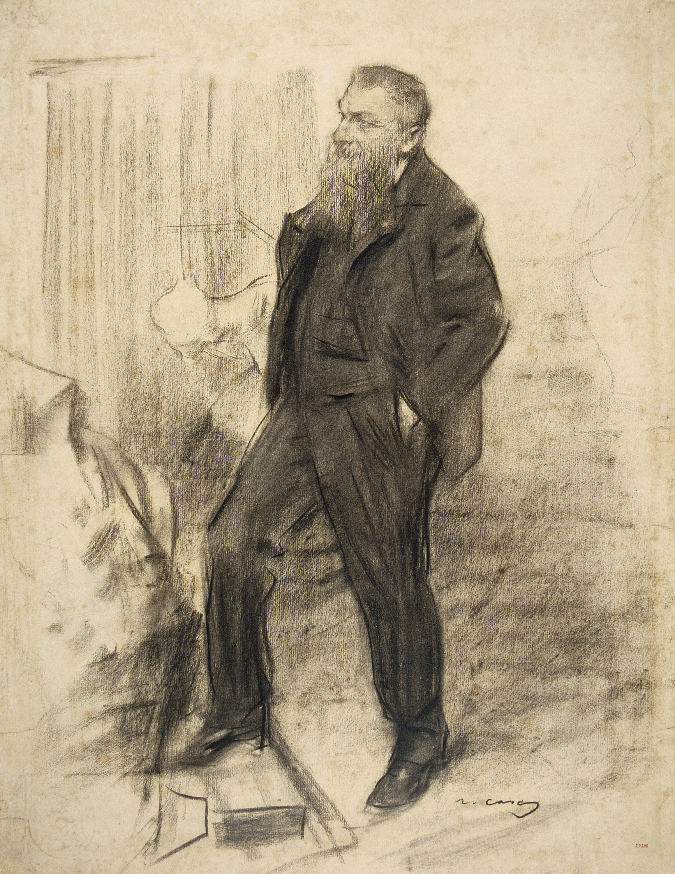 Ramon Casas - MNAC- Auguste Rodin- 027307-D 020310