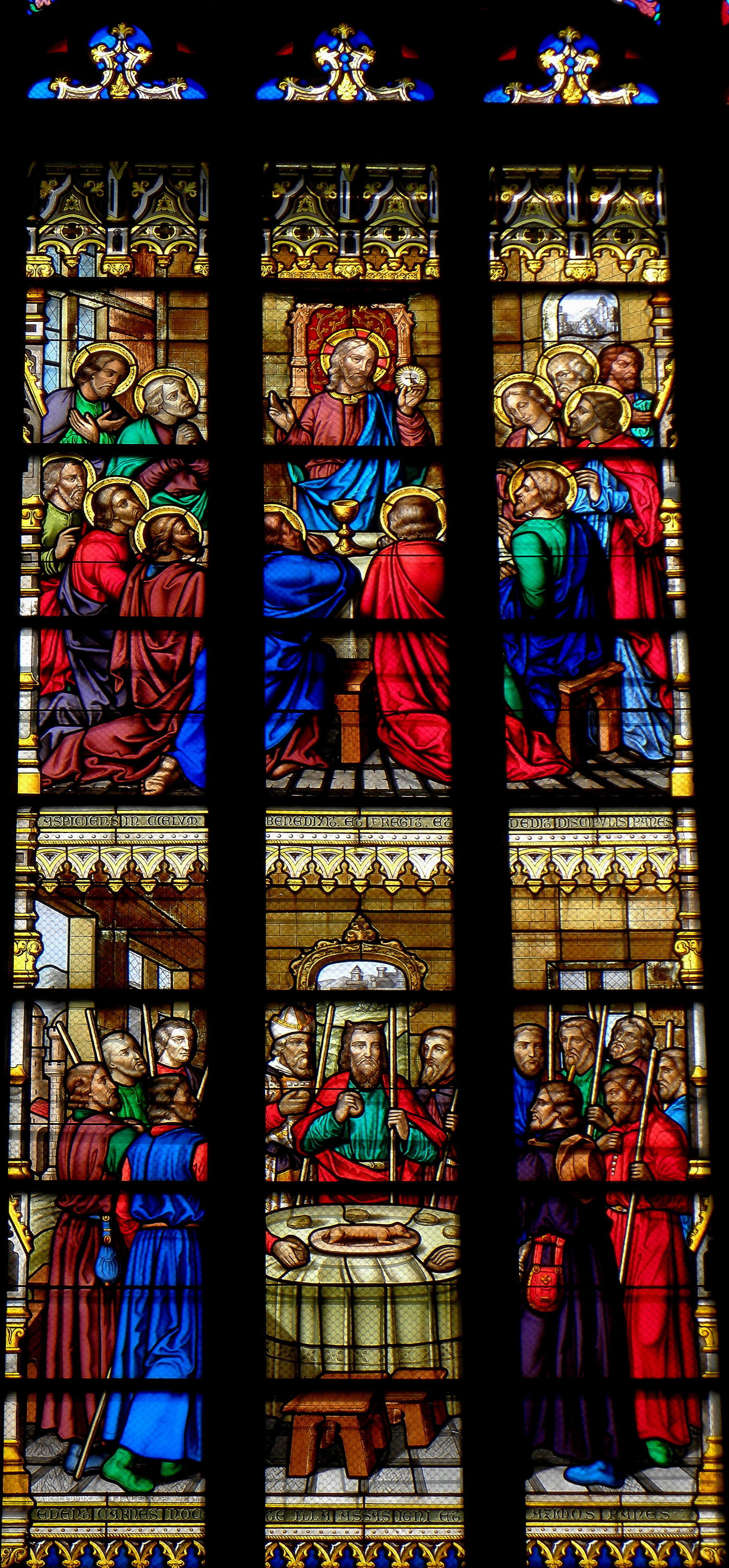 Saint-Brieuc (22) Cathédrale Maîtresse-vitre sud 02