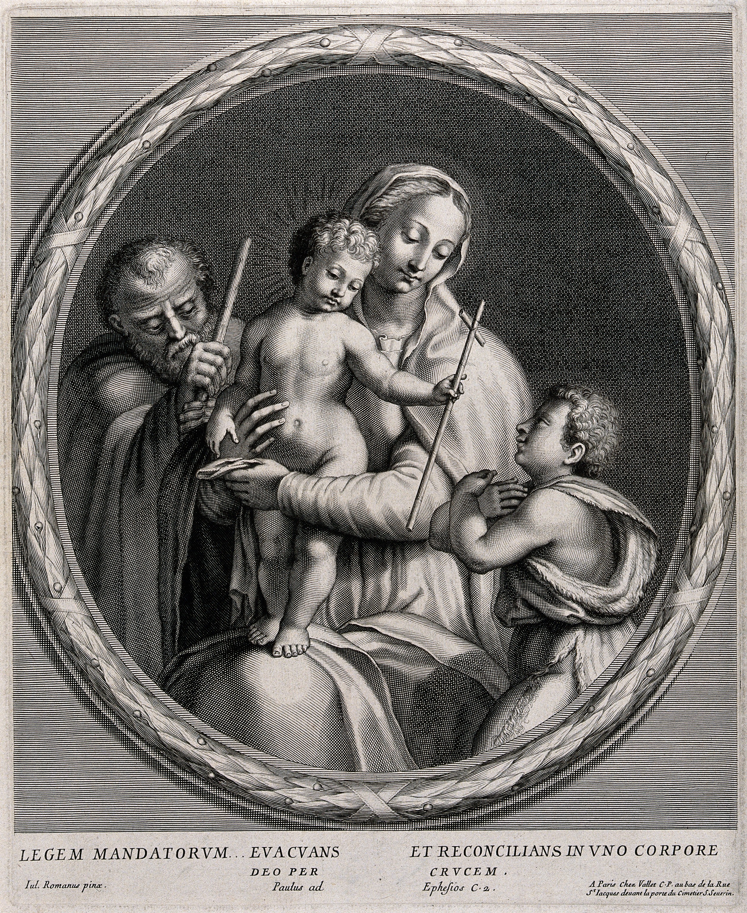 Saint Mary (the Blessed Virgin) and Saint Joseph with the Ch Wellcome V0033901
