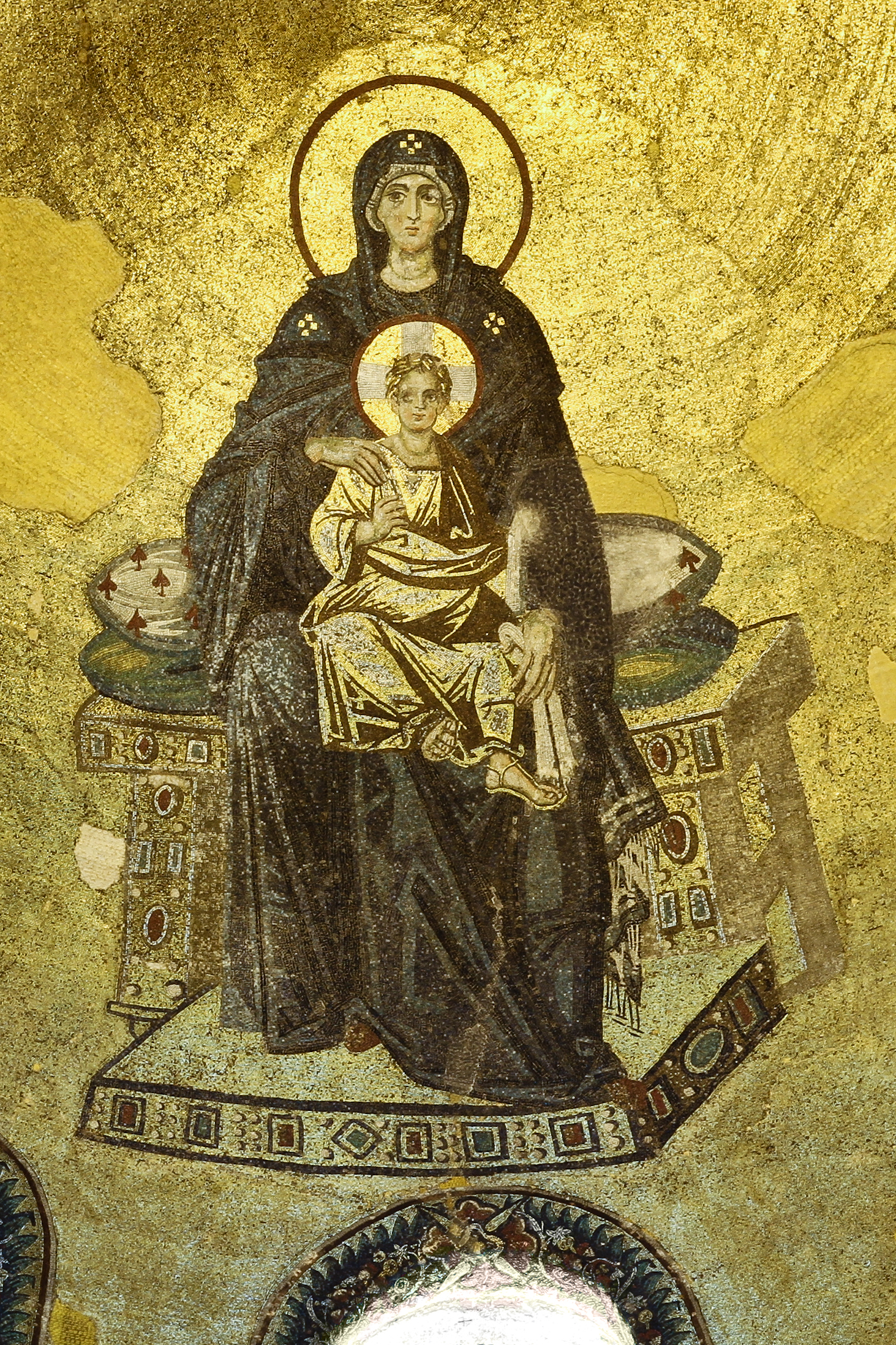 Sainte-Sophie - vierge à l'enfant