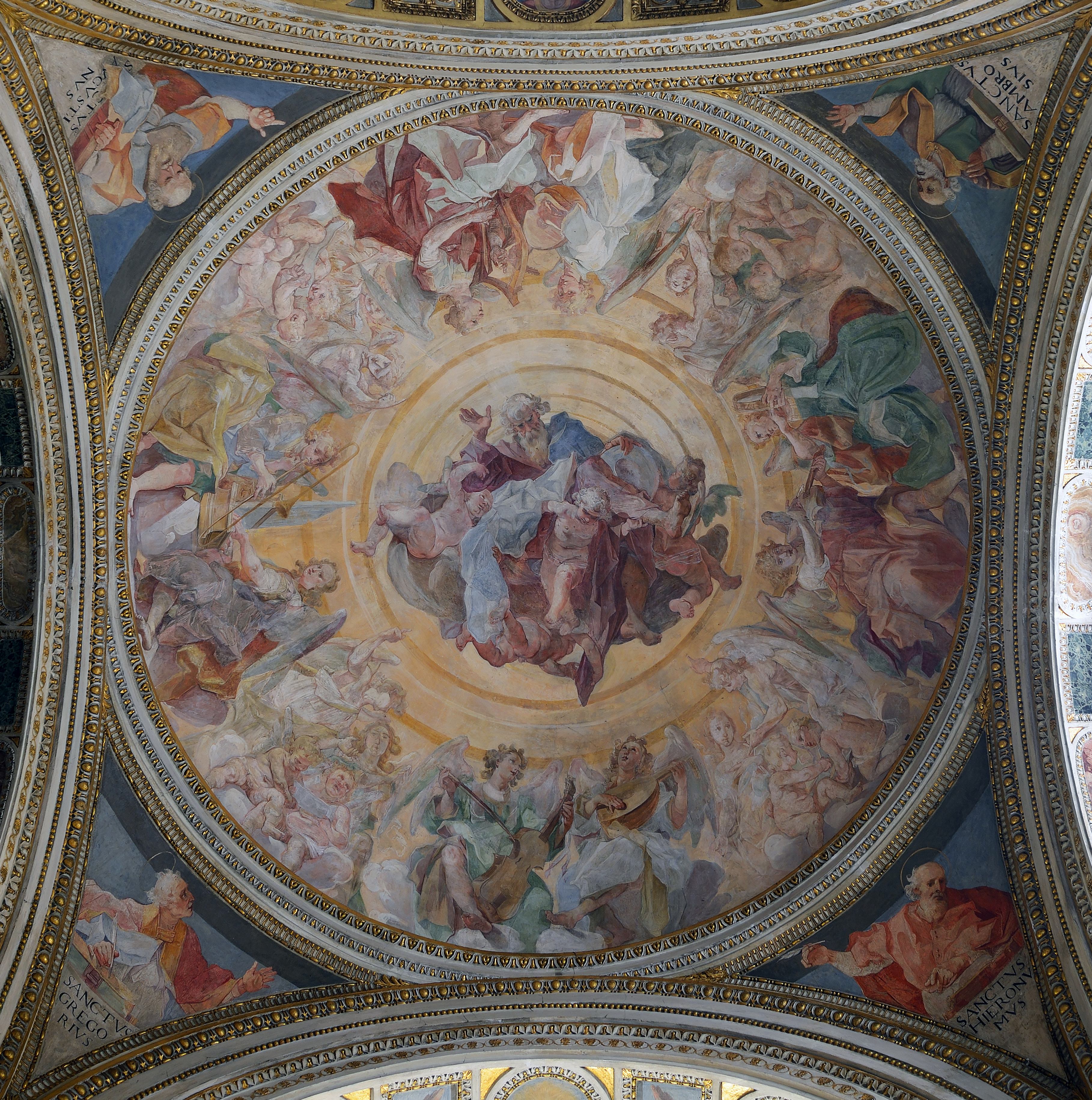 Santa Maria in Trastevere - Chapel ceiling