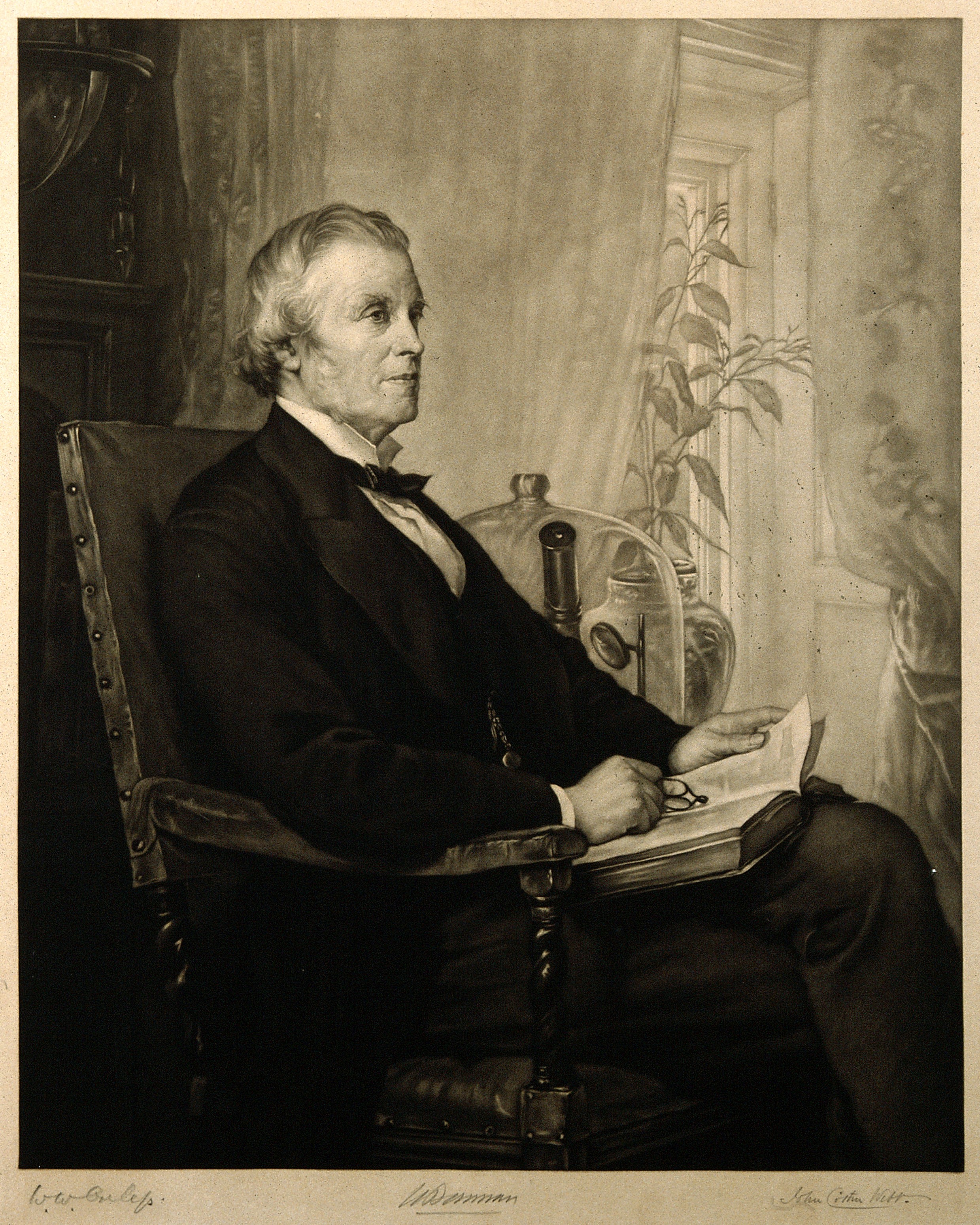 Sir William Bowman. Mezzotint by J. C. Webb after W. W. Oule Wellcome V0006456