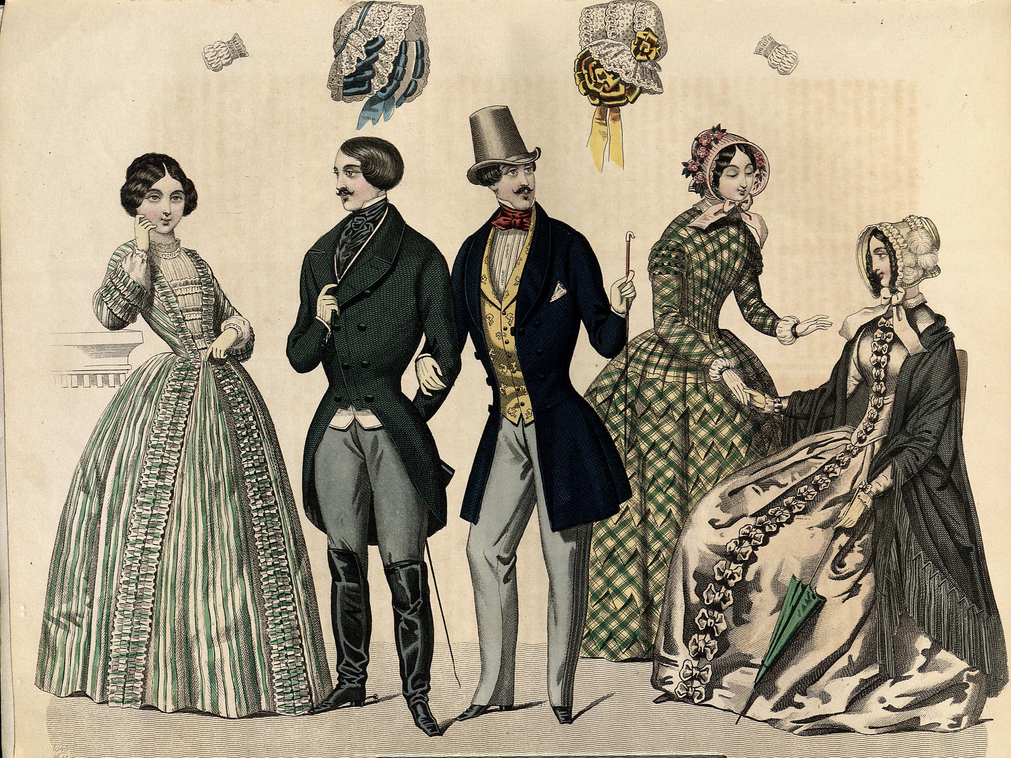 Stockholms mode-journal- Tidskrift för den eleganta werlden 1848, illustration nr 12