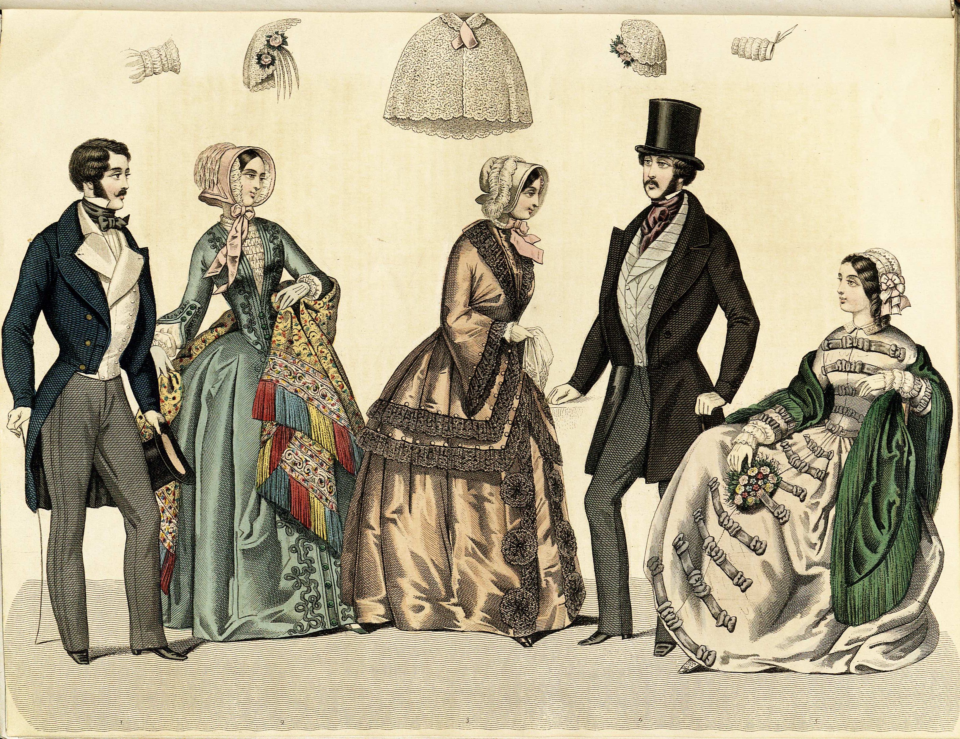 Stockholms mode-journal- Tidskrift för den eleganta werlden 1848, illustration nr 8