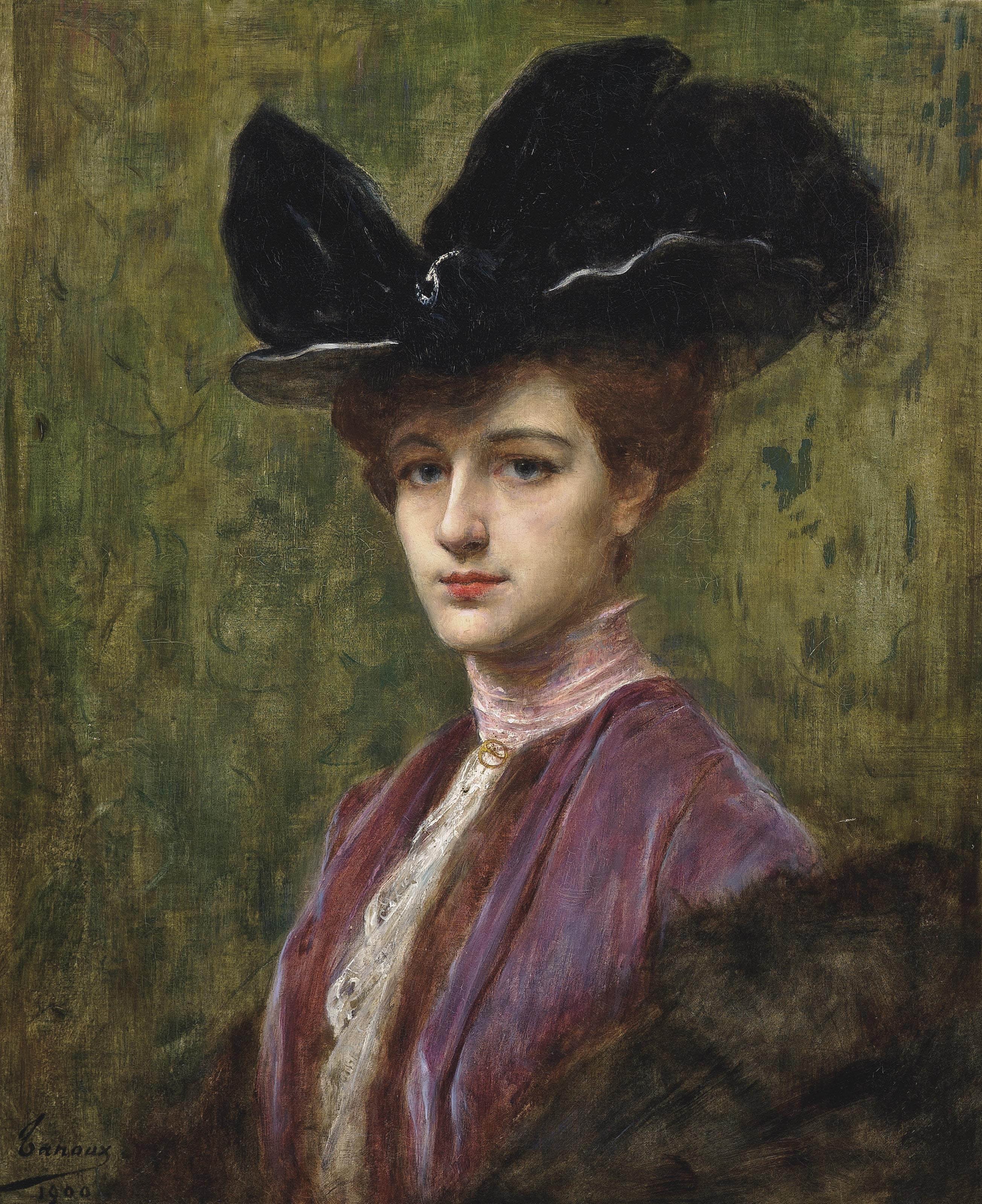 Tanoux - Elegant lady - 1900